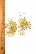 Bead Coral Earrings